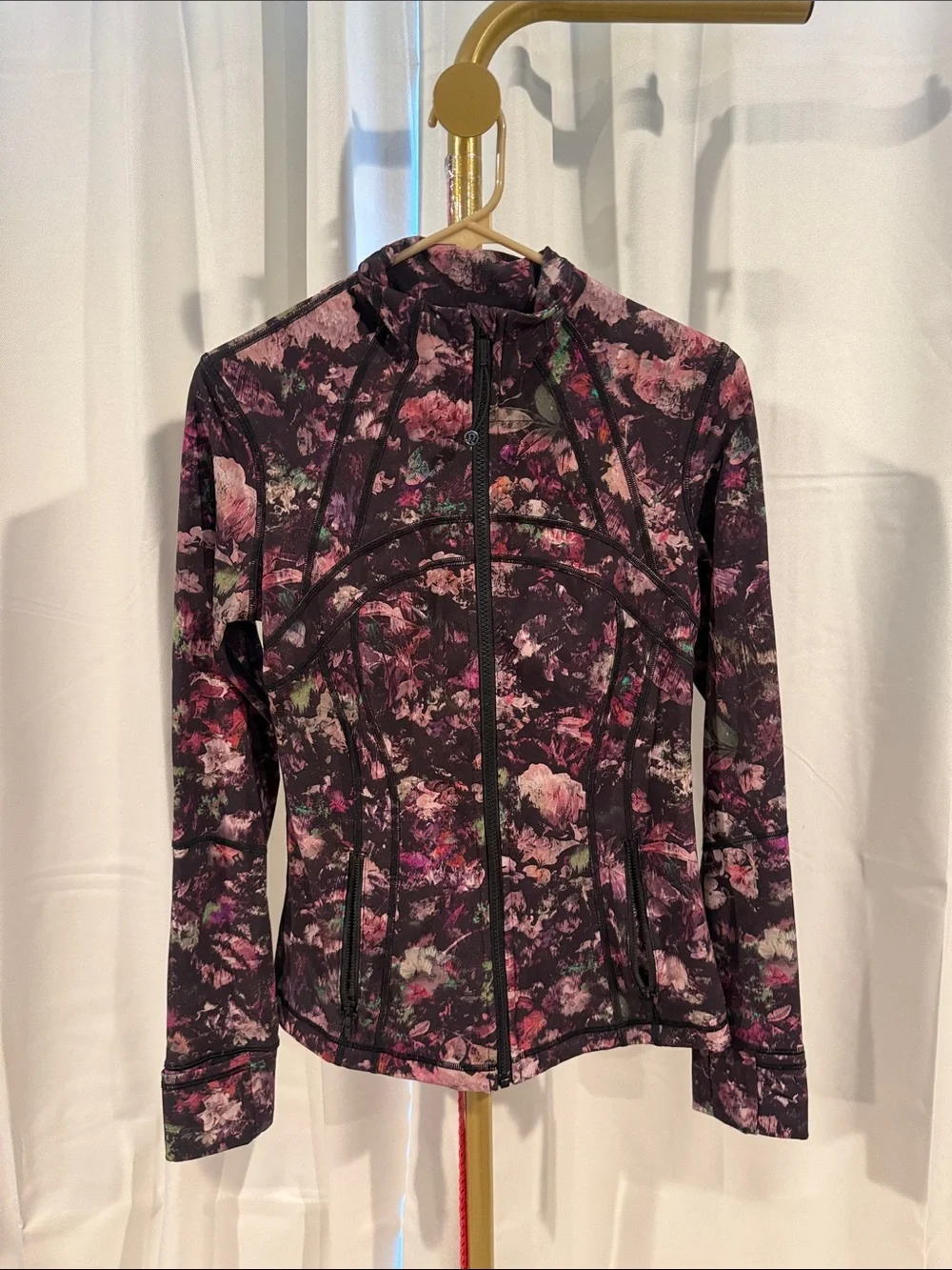 Lululemon Define Jacket Luxtreme Floral Illusion Antique White Multi 6